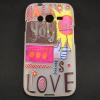 Силиконов калъф / гръб / TPU за Samsung Galaxy Ace 4 G313 - Love