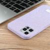 Луксозен твърд гръб / кейс / MUTURAL за Apple iPhone 13 Pro - светло лилав / камъни