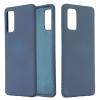 Луксозен силиконов калъф / гръб / Nano TPU за Samsung Galaxy S21 - тъмно син