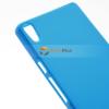 Силиконов калъф / гръб / TPU за Huawei Ascend P6 - син
