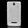 Силиконов гръб / калъф / ТПУ S-Line за Sony Xperia E Dual C1605 - бял