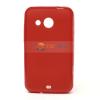 Силиконов калъф / гръб / ТПУ за HTC Desire 200 - червен