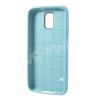 Силиконов калъф / гръб / TPU за Samsung Galaxy S5 G900 / Samsung S5 - светло син / Grid