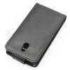 Хоризонтален кожен калъф, Flip за Sony Ericsson Xperia P LT22i - черен