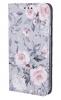 Кожен калъф Flip тефтер със стойка за Samsung Galaxy A02s - Flowers2