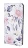 Кожен калъф Flip тефтер със стойка за Samsung Galaxy A12 - Flowers3