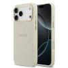 Оригинален кейс Guess Peony Hot Stamp MagSafe За iPhone 17 Pro Max - бежов