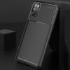 Луксозен силиконов калъф / гръб / TPU Auto Focus за Samsung Galaxy Note 20 - черен / Carbon
