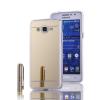 Луксозен силиконов калъф / гръб / TPU за Samsung Galaxy Grand Prime G530 - златист / огледален