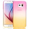 Силиконов калъф / гръб / TPU за Samsung Galaxy S7 G930 - розово и жълто / преливащ