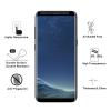 Оригинален извит стъклен скрийн протектор / 4D EQUIPTORS Screen Protector за Samsung Galaxy S8 G950 - черен