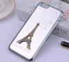 Луксозен твърд гръб / капак / 3D за Apple iPhone 6 / iPhone 6S - La Tour Eiffel / алуминиев