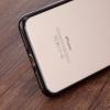 Луксозен гръб ROCK Pure Series за Apple iPhone X - прозрачен / черен кант