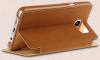 Луксозен калъф Flip тефтер със стойка S-View Baseus Terse Leather Series за Samsung Galaxy Note 5 N920 / Samsung Note 5 - кафяв