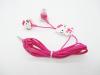 Стерео слушалки 3.5mm за смартфон - цикламени / Hello Kitty