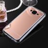 Луксозен силиконов калъф / гръб / TPU Samsung Galaxy J5 / Samsung J5 J500 - Gold Rose / огледален