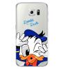 Ултра тънък силиконов калъф / гръб / TPU Ultra Thin за Samsung J500 Galaxy J5 - прозрачен / Donald Duck