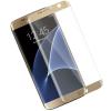 3D full cover Tempered glass screen protector Samsung Galaxy S7 Edge G935 / Извит стъклен скрийн протектор за Samsung Galaxy S7 Edge G935 - златен