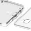 Луксозен силиконов калъф / гръб / TPU Baseus Air Case за Samsung Galaxy S6 Edge+ G928 / S6 Edge Plus - прозрачен