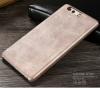 Оригинален кожен гръб X-level Vintage Series за Huawei P10 Plus - златист