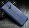 Луксозен кожен гръб USAMS Joe Series за Samsung Galaxy Note 9 - тъмно син