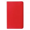 Кожен калъф за таблет със стойка за Samsung Galaxy Tab S2 8" T710 / S2 T715 - червен / въртящ се на 360 градуса
