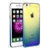 Луксозен гръб Glaze Case за Apple iPhone 6 Plus / iPhone 6S Plus - преливащ / златисто и синьо