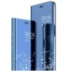 Луксозен калъф Clear View Cover с твърд гръб за Samsung Galaxy A10 - син