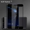 3D full cover Tempered glass screen protector Huawei Honor 8 Lite / Извит стъклен скрийн протектор Huawei Honor 8 Lite - черен