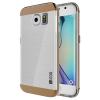 Луксозен силиконов гръб Slicoo Hybrid за Samsung Galaxy S6 Edge G925 - меден / прозрачен