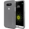 Луксозен силиконов калъф / гръб / TPU MERCURY i-Jelly Case Metallic Finish за LG G5 - сив