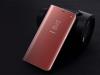 Луксозен калъф Clear View Cover с твърд гръб за Huawei Mate 10 Lite - Rose Gold