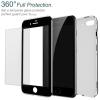 Магнитен калъф Bumper Case 360° FULL със стъклен протектор за Apple iPhone 6 / iPhone 6S - черен