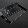 3D full cover Tempered glass screen protector Sony Xperia XA1 Ultra / Извит стъклен скрийн протектор Sony Xperia XA1 Ultra - черен
