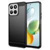 Силиконов калъф / гръб / кейс за Honor 200 Smart - черен / carbon