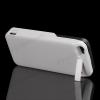 Заден капак / твърд гръб / батерия със стойка за Apple iPhone 5 5S - 4200mAh / бял
