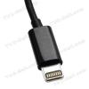 USB кабел за Apple iPhone 5 / 5S / 5C / iPhone 6 - черен