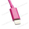 USB кабел за Apple iPhone 5 / 5S / 5C / iPhone 6 - розов