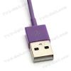 USB кабел за Apple iPhone 5 / 5S / 5C / iPhone 6 - лилав