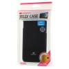 Луксозен силиконов калъф / гръб / TPU Mercury GOOSPERY Jelly Case за Apple iPhone 6 4.7" - черен