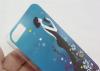 Луксозен заден предпазен капак Apple iPhone 5 - син с камъни