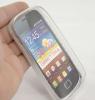 Ултра тънък заден предпазен капак за Samsung Galaxy Y Duos S6102 - прозрачен / матиран