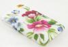 Заден предпазен твърд гръб за Samsung Galaxy Y S5360 - бял / цветя