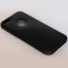 Силиконов калъф / гръб / TPU за Apple iPhone 5 / iPhone 5S - черна кожа