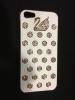 Заден предпазен капак за Apple iPhone 5 - кожа с камъни