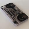 Заден предпазен твърд гръб / капак / за Apple iPhone 4 / iPhone 4S - касетофон