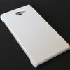 Ултра тънък кожен калъф Flip тефтер за Sony Xperia M2 - бял