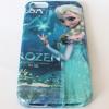 Силиконов калъф / гръб / TPU за Apple iPhone 5 / iPhone 5S - син / Frozen / Elsa