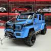 Метален джип с отварящи се врати капаци светлини и звуци Mercedes-Benz Brabus G550 Adventure 4X4 1:24