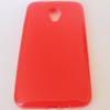 Силиконов гръб / калъф / TPU за HTC Desire 700 - червен / мат